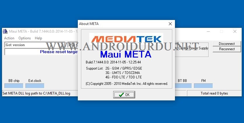 Maui META 3G v7.1444.0.0 Tool by Mediatek