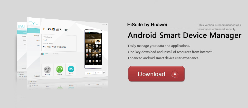 Download Huawei PC Suite HiSuite