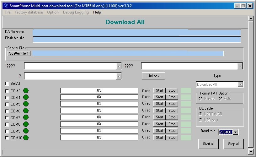 Download MTK SP MultiPort Download v3.1616.00