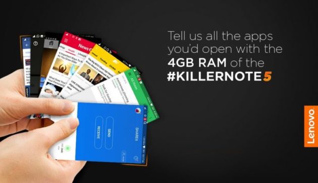 Lenovo K5 Notes: new version for India with 4GB of RAM