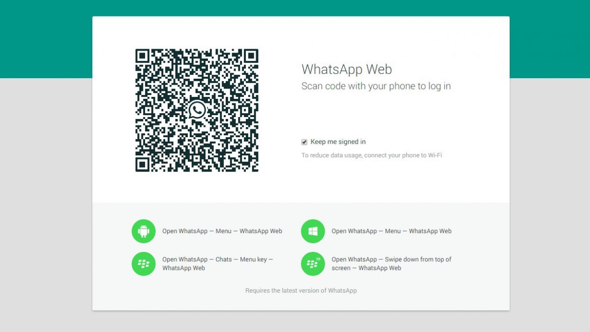 How to use WhatsApp Web without scanning QR code 1
