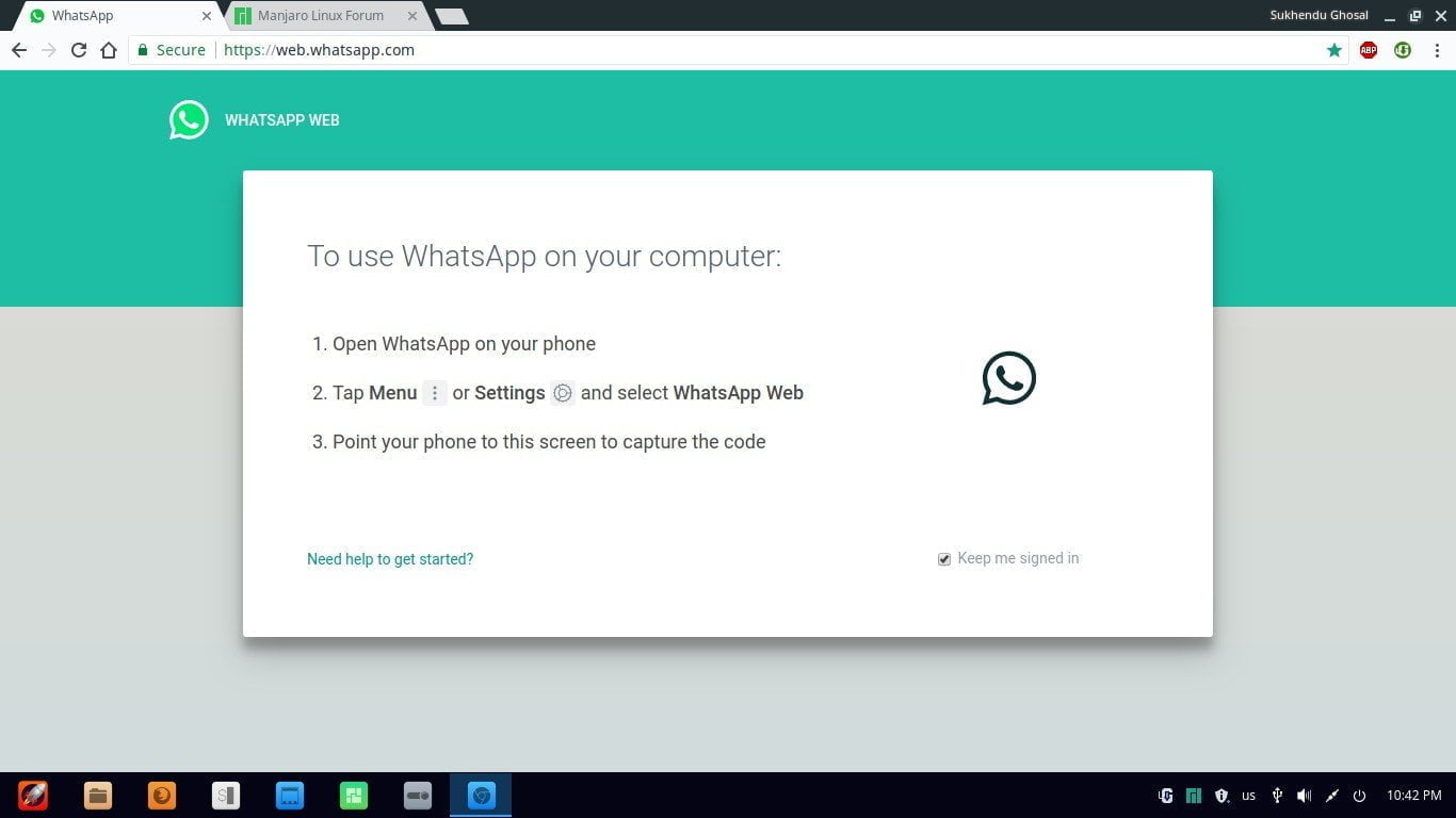 How to use WhatsApp Web without scanning QR code 2