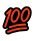 the 100 emoji