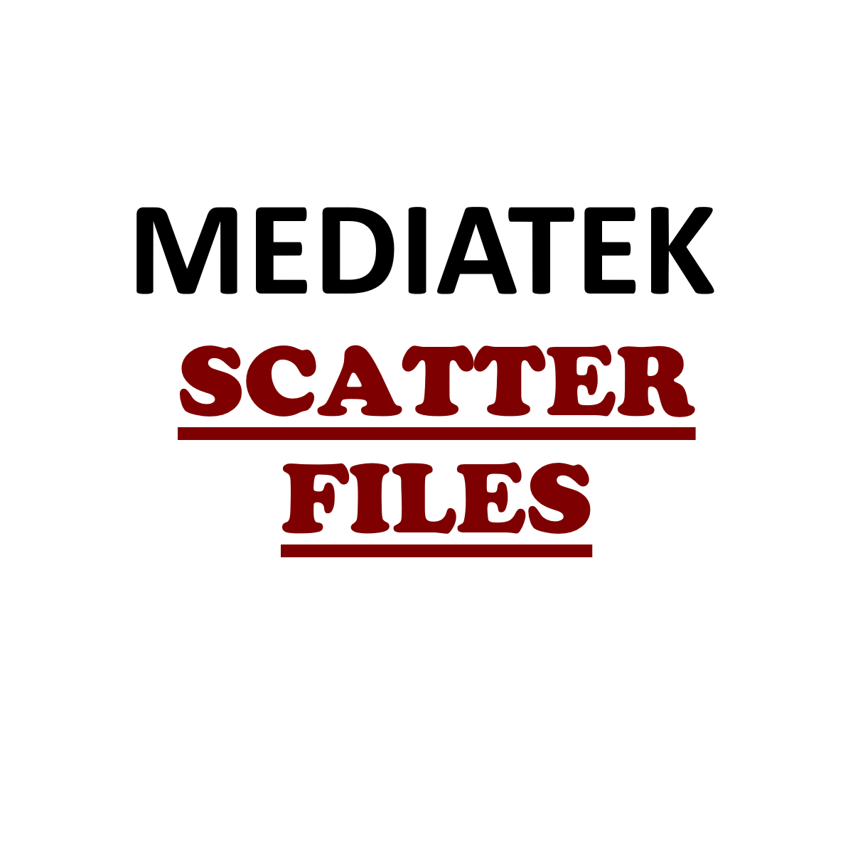 Mediatek Scatter Files Download